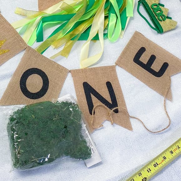 Where The Wild Things Are 1st Birthday Crown Party Decor Supplies Bundle Moss - Picture 4 of 7